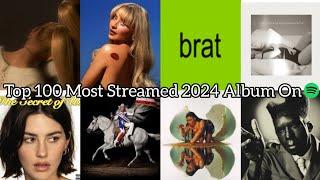 Top 100 Most Streamed 2024 Album On Spotify