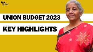 Union Budget 2023 Highlights: Income Tax Relief, Boost to PM Awas Yojana | The Quint
