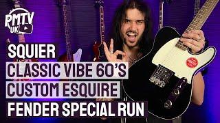 Squier 60's Custom Esquire! - 'Fender Special Run' Single Pickup Tele - Review & Demo!