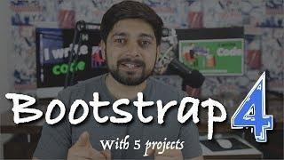 Complete bootstrap 4 course with 5 modern projects - New course