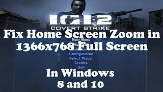 How to Fix IGI 2 Zoom in Home Screen When Switching to Full Screen Mode (1366x768)