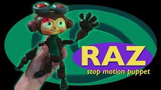 Making a stop motion Raz from Psychonauts- ​@DoubleFineProd