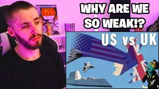 British Guy Reacts to Could US military conquer UK if it wanted to?