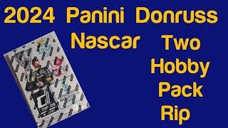 2024 Panini Donruss Nascar racing cards two hobby pack rip