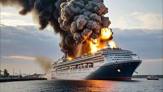 1 minute ago! Russia's largest cruise ship carrying 60 top businessmen dies in the Black Sea