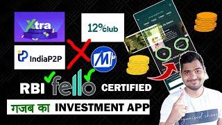 Fello App Honest Review Investment App l Mobikwik Xtra, 12 Percent Club, India P2P Best P2P Lending