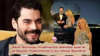 ¡Akin Akinosu finalmente admitió que le propuso matrimonio a su novia Sandra!#akinakinozu #miran