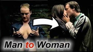 MTF Body Transformation - Male to Female #kissing with Friend | AI EDIT #MTF #hailuoai