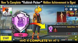 How To Complete Rubbish Picker Hidden Achievement in Bgmi | Bgmi New Hidden Achievement