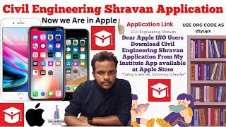 How to download and install Civil Engineering Shravan Application for Apple IOS devices | I Phone |