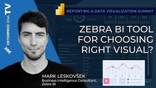 Zebra BI tool for choosing right visual? | Reporting & Data Visualization Summit