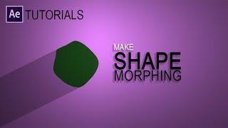 How To Make Shape Morphing Animation (After Effects Tutorials )