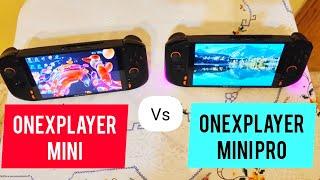 ONEXPLAYER MINI VS ONEXPLAYER MINI PRO-DIFERENCIAS EN EL PROCESADOR Y LAS LUCES RGB-ESPAÑOL.️