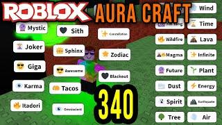 AURA CRAFT 340 - ALL AURAS (FREE, NO ROBUX USE) - Roblox