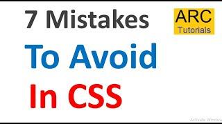 Top CSS Mistakes to Avoid | Top CSS Tricks 2020 | CSS Tricks and Tips For Developers