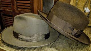 Akubra Stylemaster vs Stetson Whippet SHOOTOUT!   Most Popular 1940’s Teardrop Styles Compared!