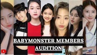 BabyMonster members Audition video