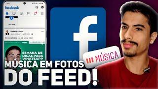 Como COLOCAR MÚSICAS EM FOTOS no FEED do FACEBOOK!