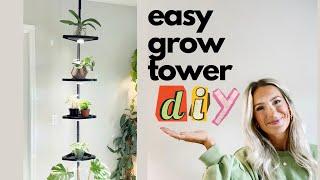 The EASIEST grow tower DIY!