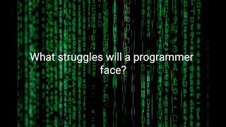 What struggles will a programmer face?