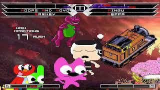 KOF MUGEN Tag Team Hops & Yoyo Barney Elmo Cailou vs Pingu Peppa Pig Hanazuki Thomas The Tank Engine