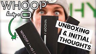 WHOOP 4.0 Unboxing & First Impressions! WOW!