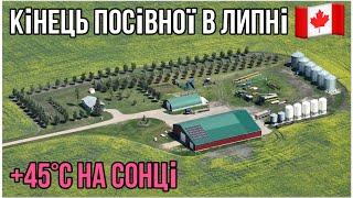 #279. Закінчили сіяти пшеницю на початку липня в Канаді . СПЕКА 40-45°C на сонці.