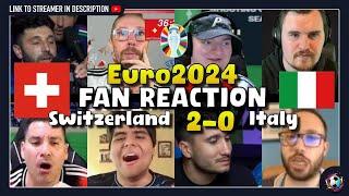 Fans Reaction To Switzerland 2-0 Italy | Euro 2024