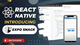 React Native - Using Expo Snack for Online Development