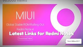 Redmi Note 4 MIUI 9 Global Stable V9.0.3.0.NCFMIEI ..Update now 08Nov17