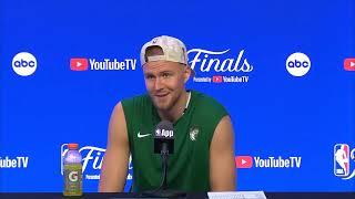 Kristaps Porzingis PostGame Interview | Dallas Mavericks vs Boston Celtics