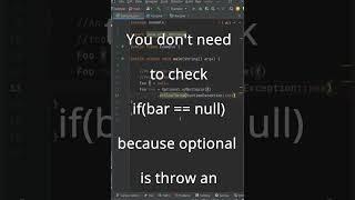 Java Optional ofnullable null check