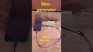 how to make mini generator at home #shortvideo #project #experiment #amazing