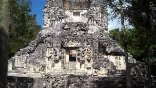 Maya Temple Classic Period Rio Bec Style Architecture Chicanna, Campeche, Mexico