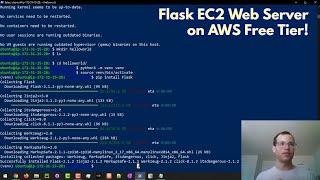 Creating a Flask Web Server in EC2 on the AWS Free Tier from scratch!