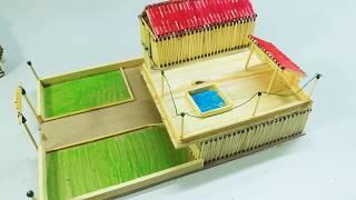 Matches Art | How to Make Match House at Home | Matches House