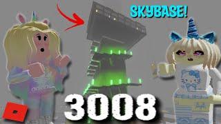 NAG BUILD KAMI NG SKYBASE with Aliyah and Crush | SCP 3008 - Roblox