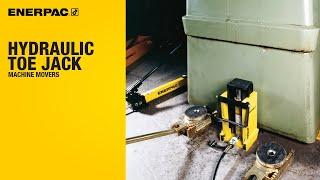 Hydraulic Toe Jack   Machine Movers | Enerpac