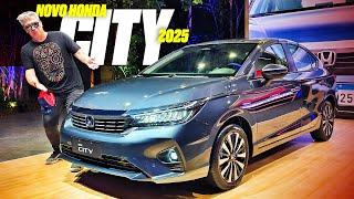 Novo Honda City 2025 - PREÇOS? O QUE MUDOU? SAIBA TUDO DAS OPÇÕES HATCH E SEDÃ DO COMPACTO!