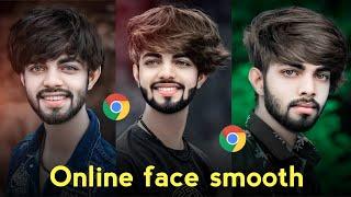 Free online face smooth photo editing | Online photo editing website | Photo editing