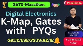 GATE MARATHON Series||EC/EE/IN||Digital || Number System, Gates, K-Map with PYQs #gate2025