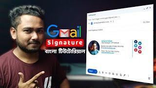 How to Create Gmail Signature with Image, Social Icons | Professional Free Email Signature