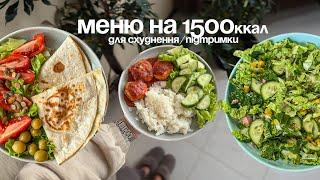 Що їсть нутриціолог за день? Меню на 1500ккал