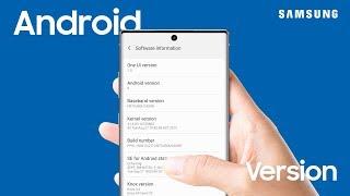 Which Android version do I have? | Samsung US