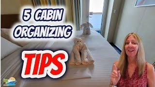 ORGANIZING your Cruise Cabin | 5 things I do EVERY time we CRUISE!!!