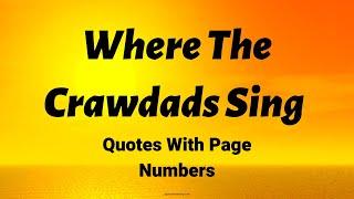 10 Where The Crawdads Sing Quotes With Page Numbers