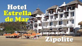 HOTEL ESTRELLA DE MAR Zipolite, a complete tour: Beach - Facilities - Rooms