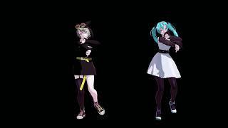 MMD Hologram Ready GimmexGimme Rin and Miku