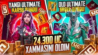 24.300 UC'ga OLD ULTIMATE GROZA QUROLI va YANGI ULTIMATE Kar98 QUROLINI OLDM️ XAMMASINI OLDIM