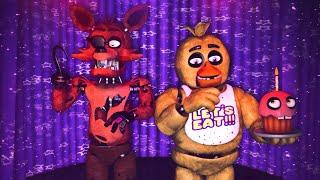 |FNAF C4D| Foxy and Chica animation test